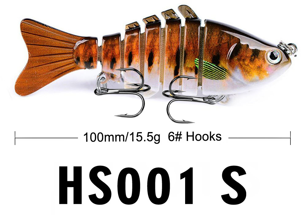 Swimbait 15.5g 7 Jointed Fishing Lure
