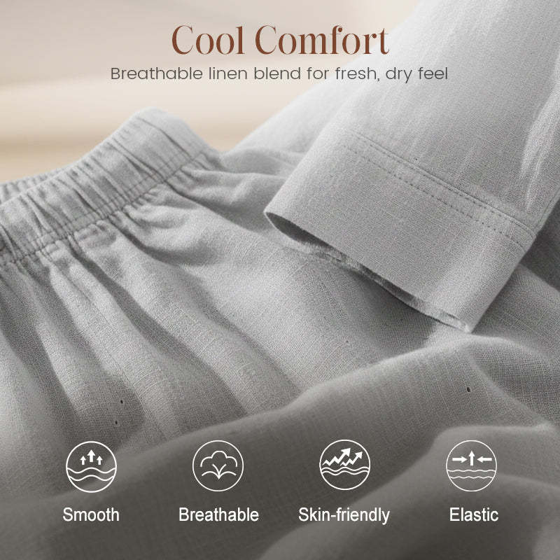 ⏳Time-Limited Special⏰Men's Linen Blend 2-Piece Casual Set