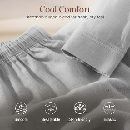 ⏳Time-Limited Special⏰Men's Linen Blend 2-Piece Casual Set