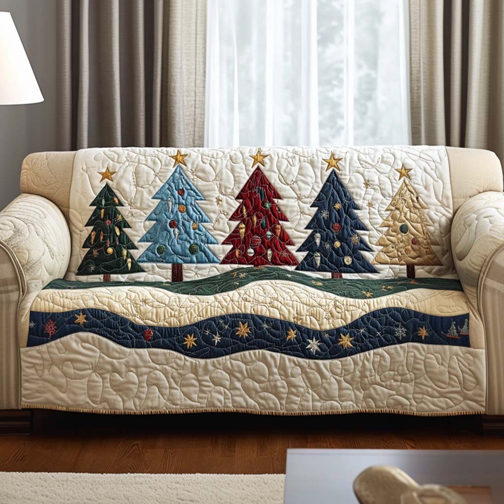 Marivn® Xmas Quilted Sofa Cover