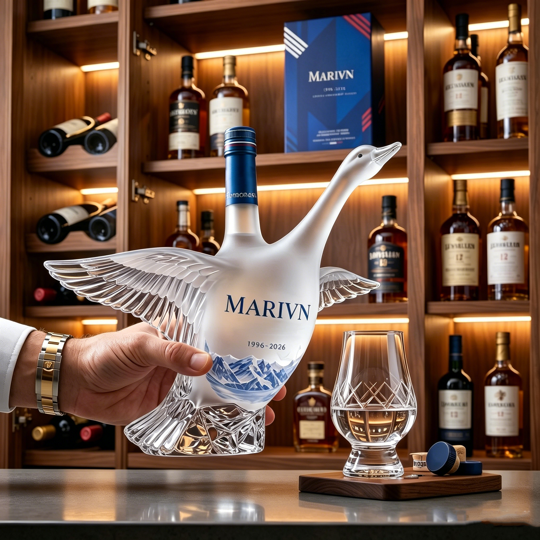 🎁 Father’s Day 60% OFF – 🔥30th Anniversary 3D Sculpted Vodka Bottle🪿