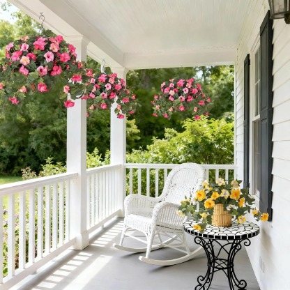 Spring Bloom Artificial Petunia Arrangement