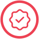 Icon representing UV-resistant outdoor color protection