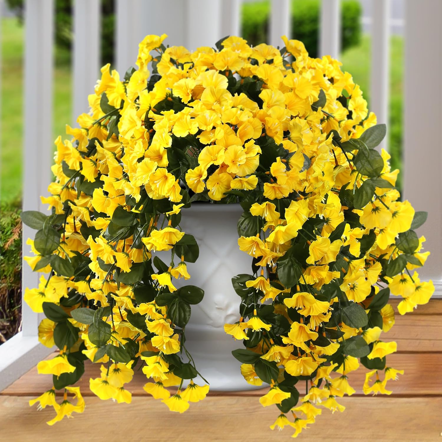 Artificial Faux Hanging Flowers Plants