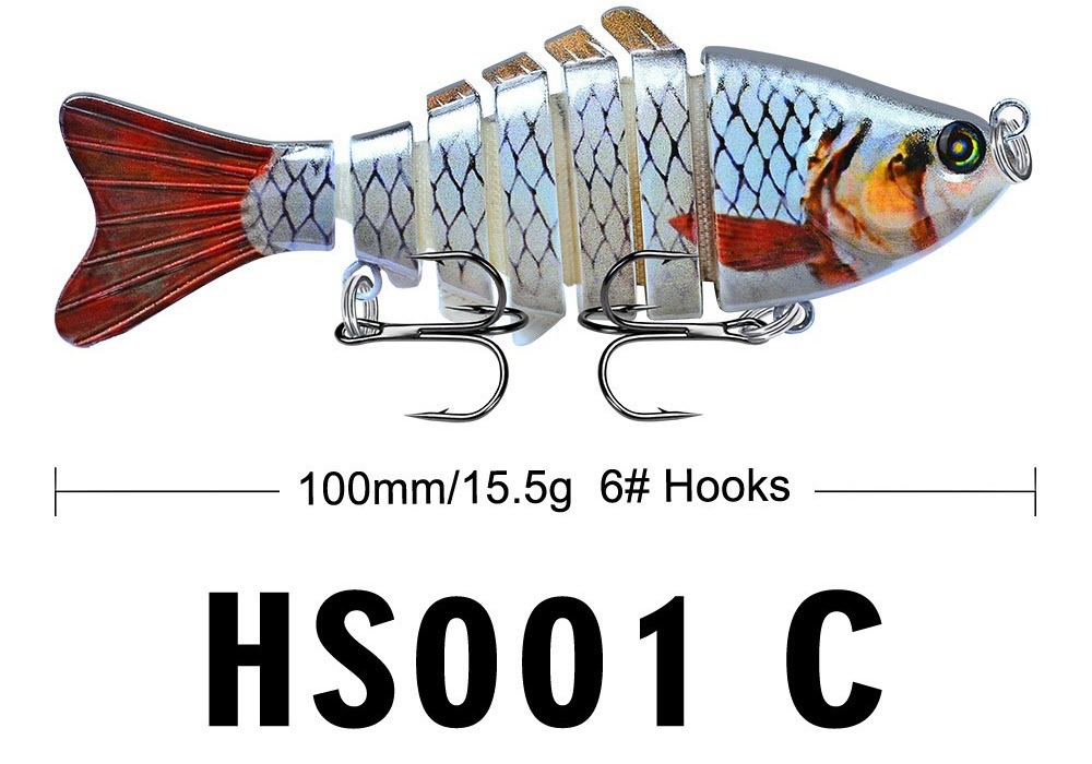Swimbait 15.5g 7 Jointed Fishing Lure