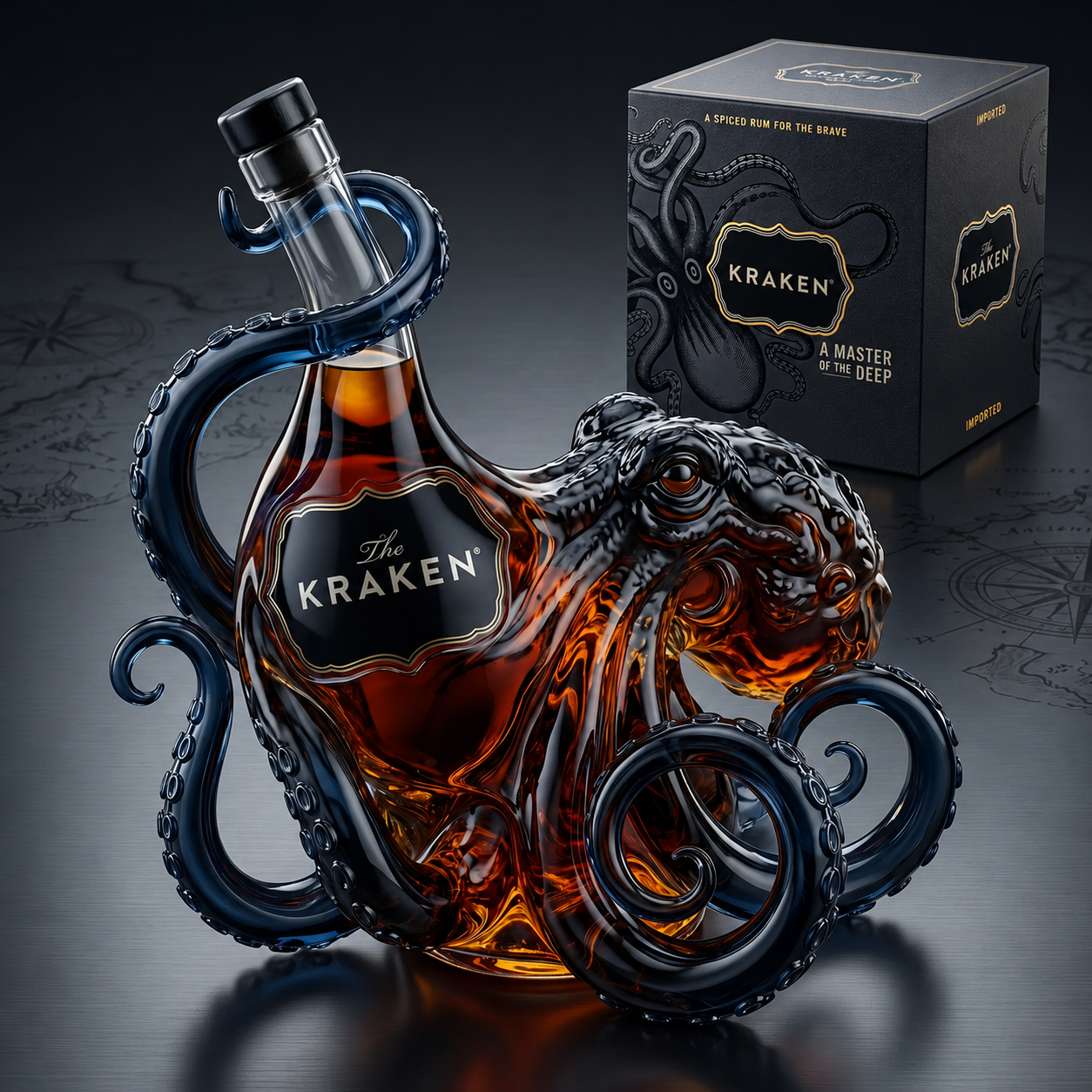 Kraken Edition 3D Octopus Bottle
