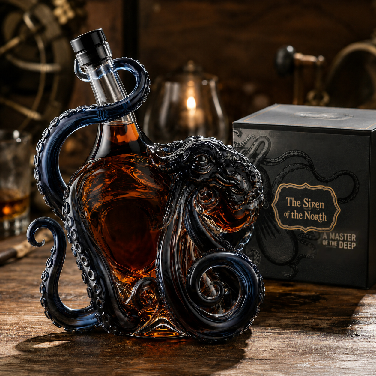 This 3D Octopus Art Bottle Is Taking Over Home Bars Worldwide.