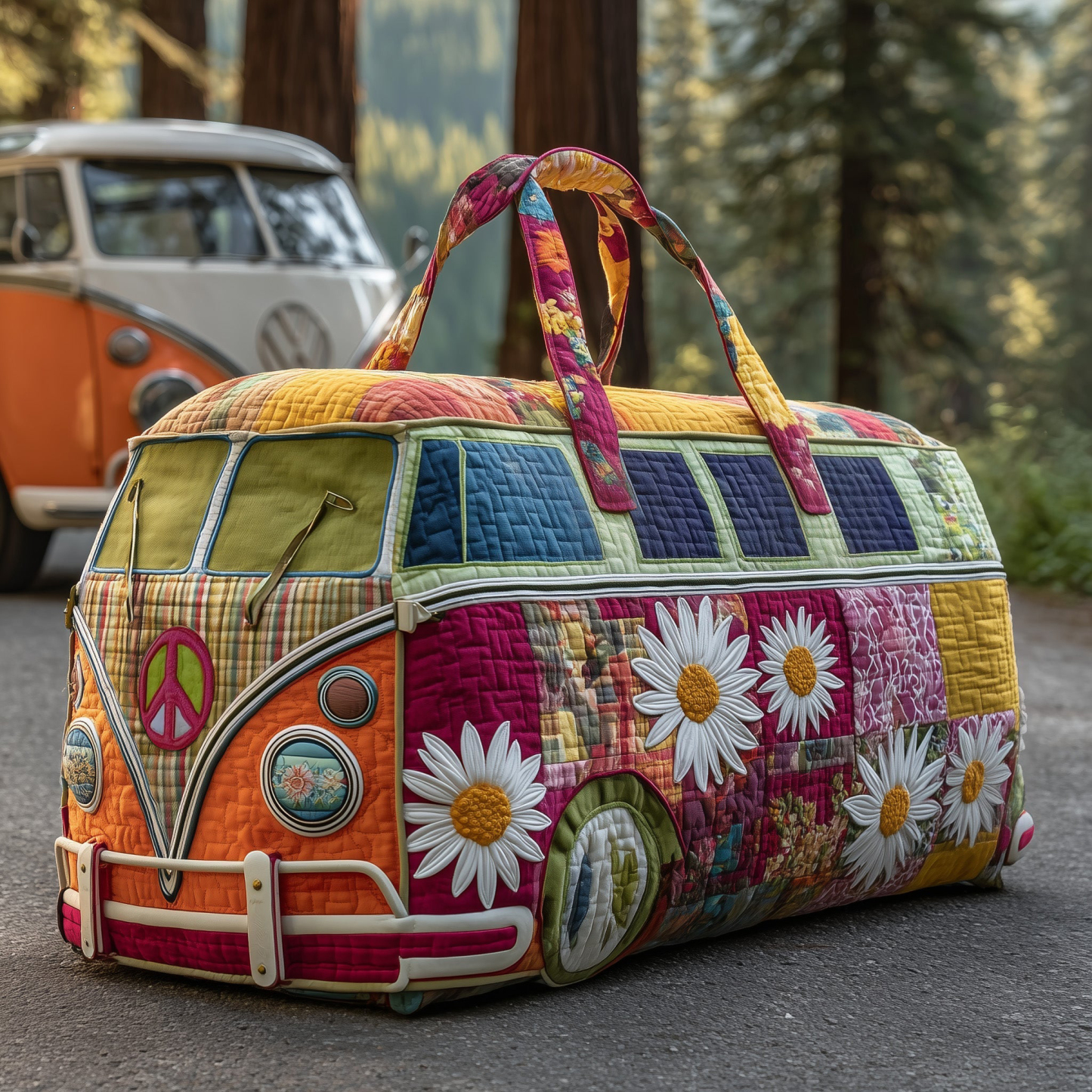 Hippie Journey Quilted Duffle Bag-Fashion Trends in 2026