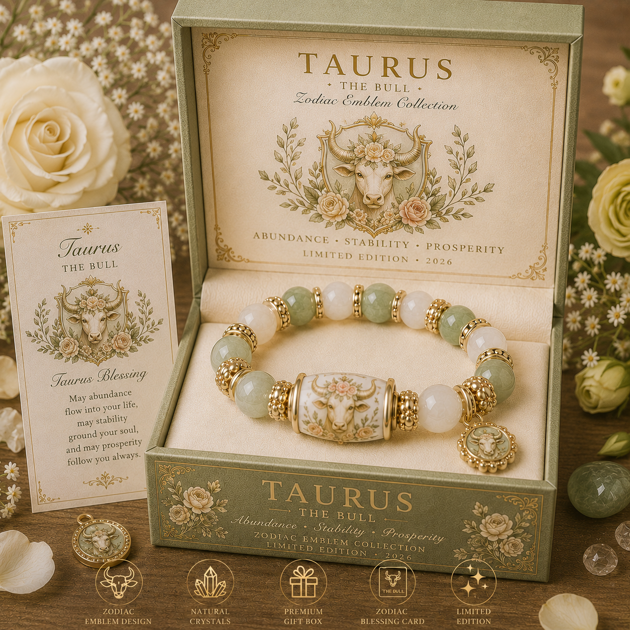A Gift Chosen by the Stars: Personalized Zodiac Bracelet Gift Set