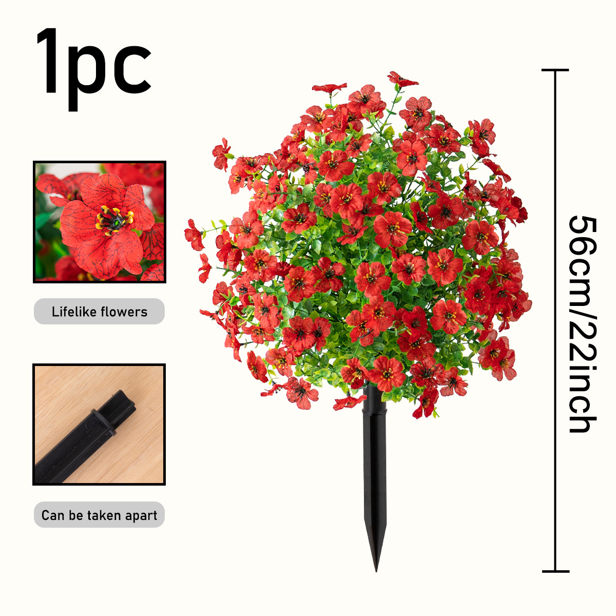 🔥 Artificial Flowers for Outdoor Indoor Garden Home Decoration