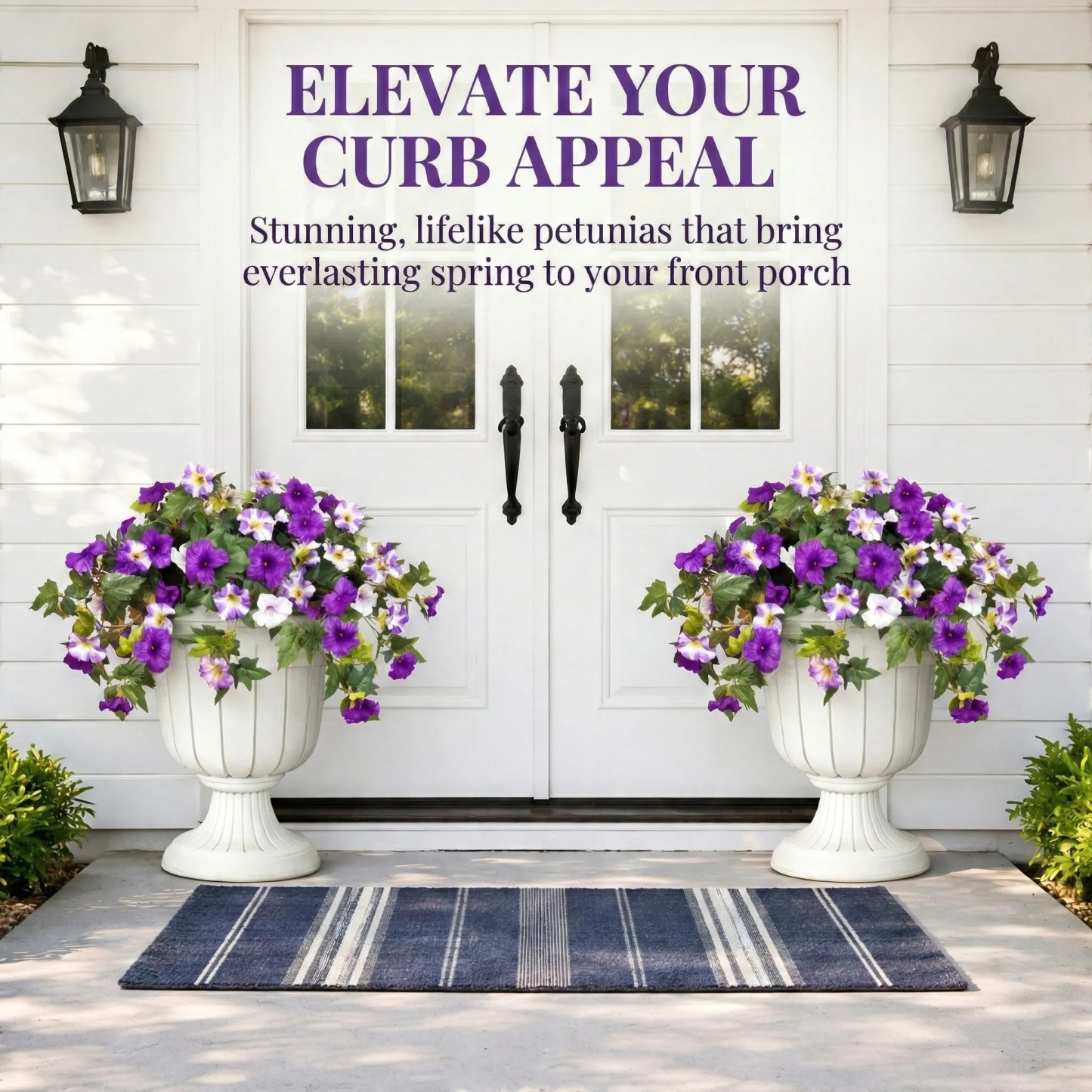 Spring Bloom Artificial Petunia Arrangement