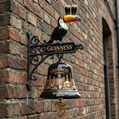 🔥 Last Day 45% OFF - 🍻Guinness ESTD 1759 Heritage Collector’s Wall Bell