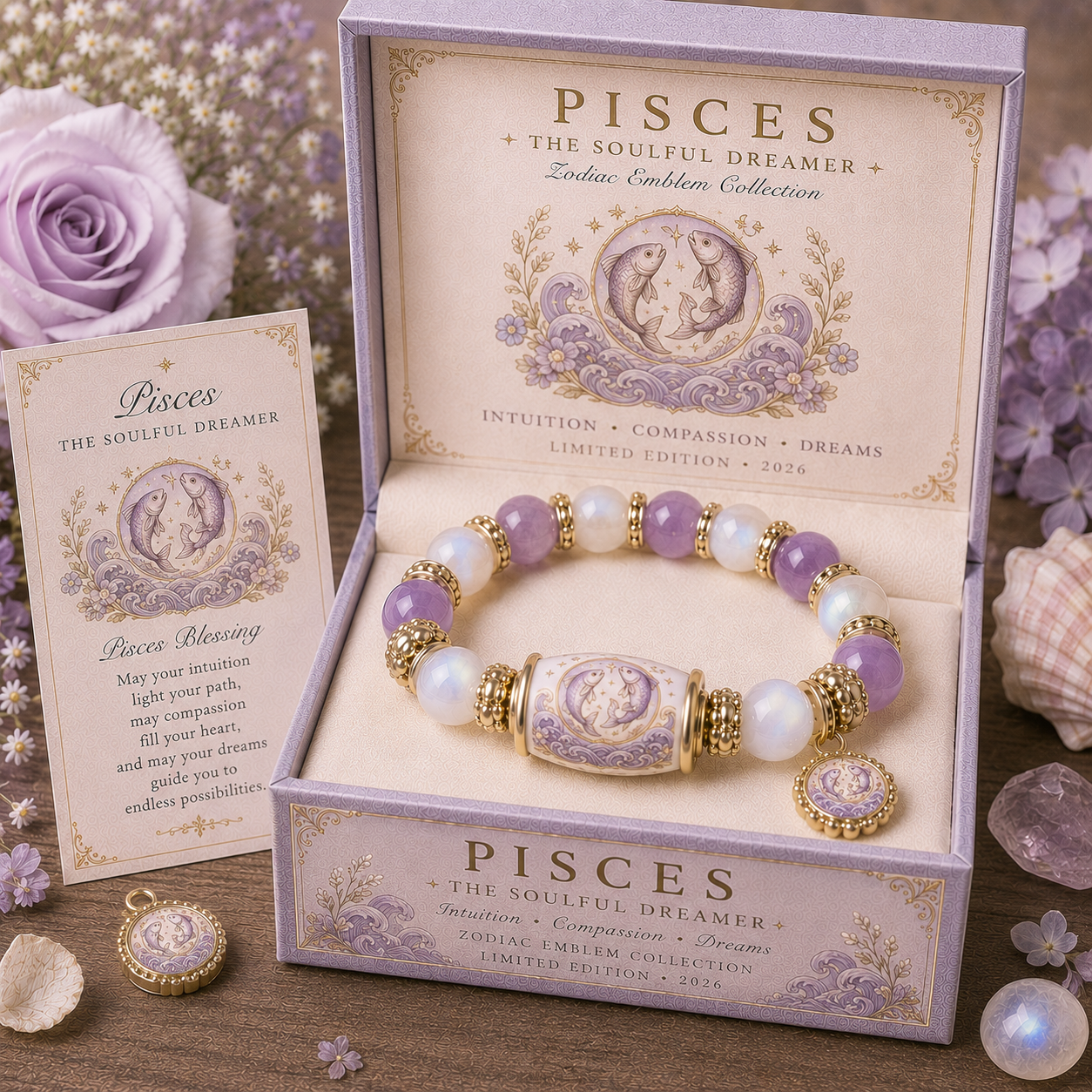 A Gift Chosen by the Stars: Personalized Zodiac Bracelet Gift Set