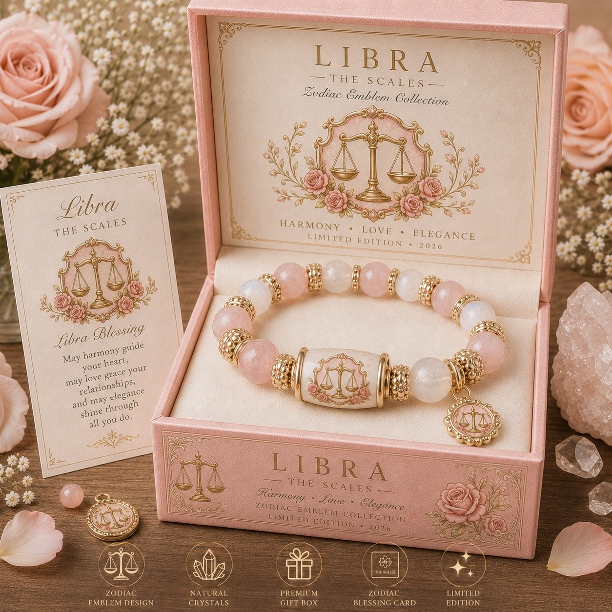 A Gift Chosen by the Stars: Personalized Zodiac Bracelet Gift Set