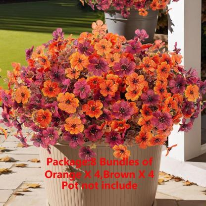 Outdoor Artificial Flowers – Faux Daisies & Eucalyptus for Porch, Patio & Garden