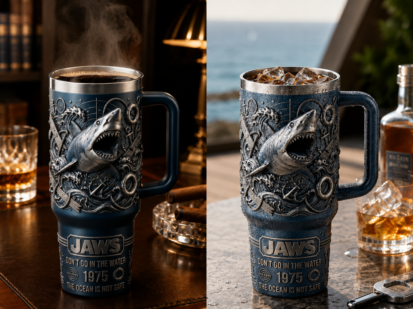 Deep Sea Predator 3D Collector Tumbler