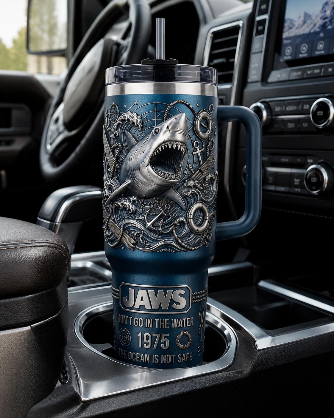 Deep Sea Predator 3D Collector Tumbler