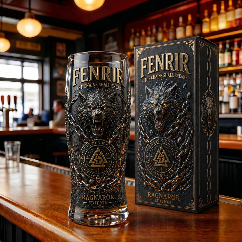 ⚡🐉 MYTHIC TITANS SERIES BEER GLASS🍺🔥