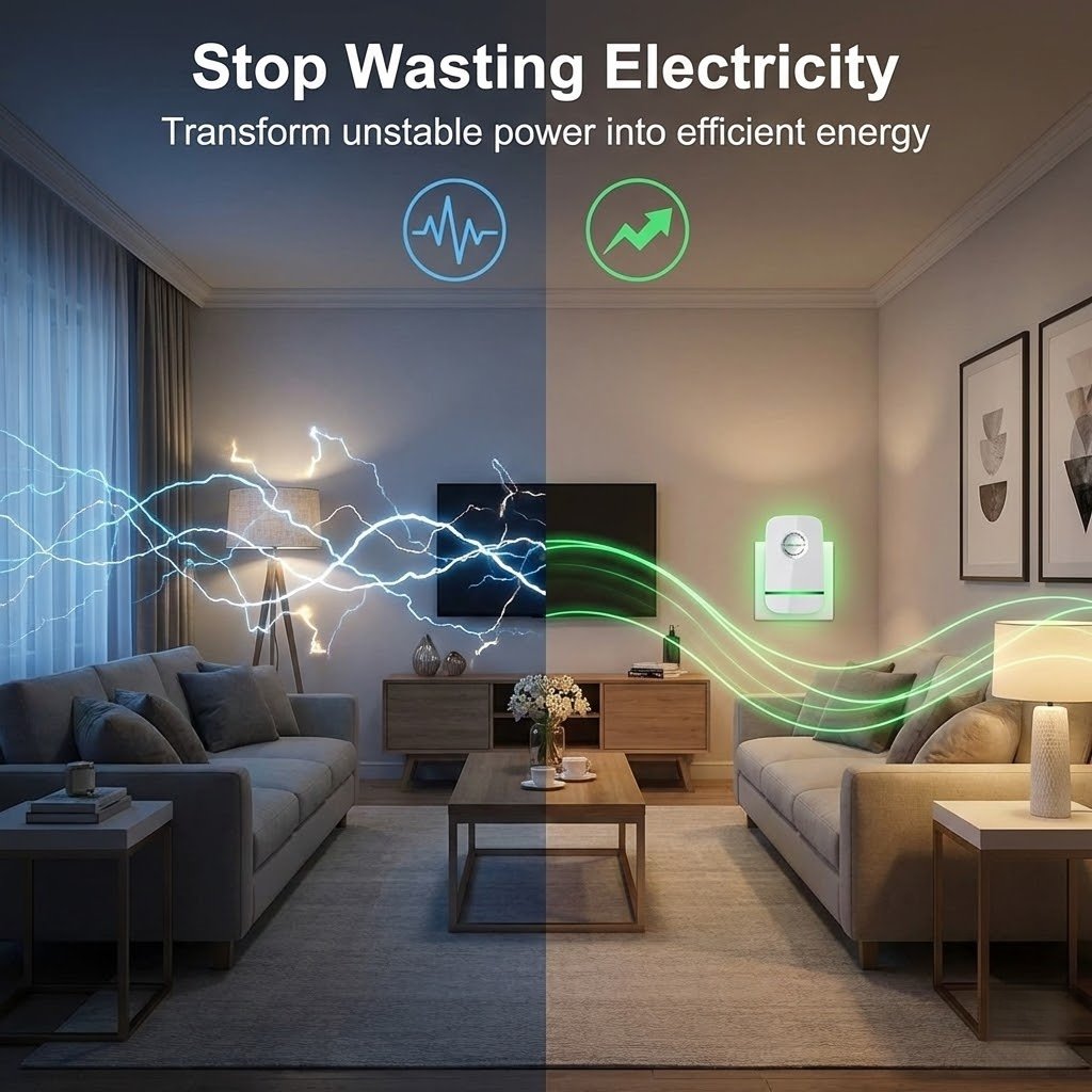 👉 ⚡ Smart Power Saver & Voltage Stabilizer 🔌
