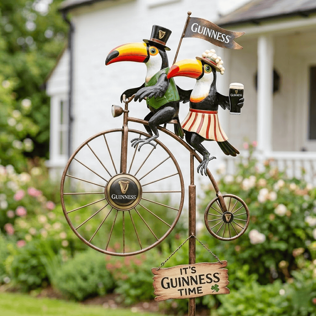 🔥Limited Edition🎁 Guinness Toucan’s Toast Garden Wind Spinner