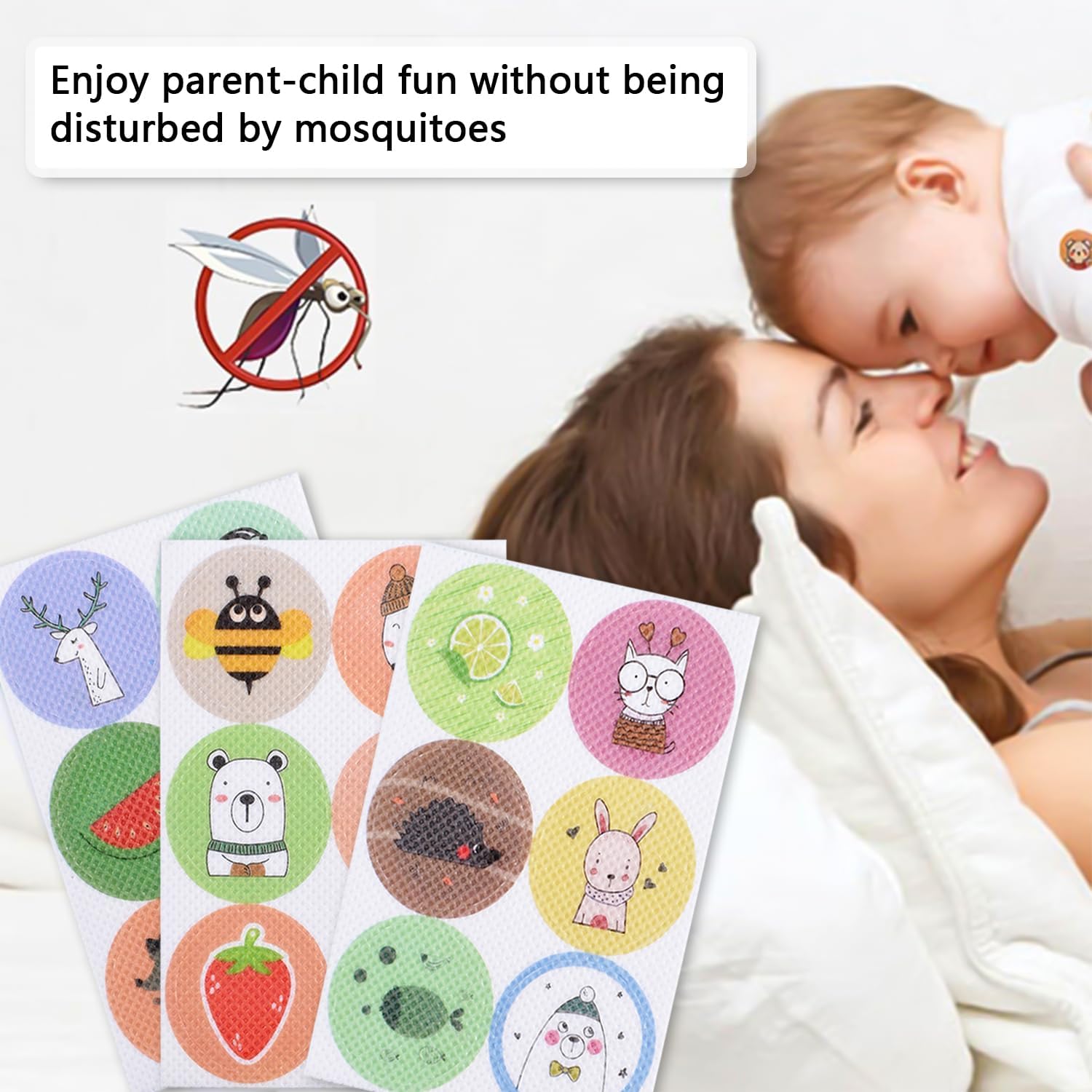🦟🚫– Mosquito Repellent Cartoon Patches for Kids & Adults 🌈👶