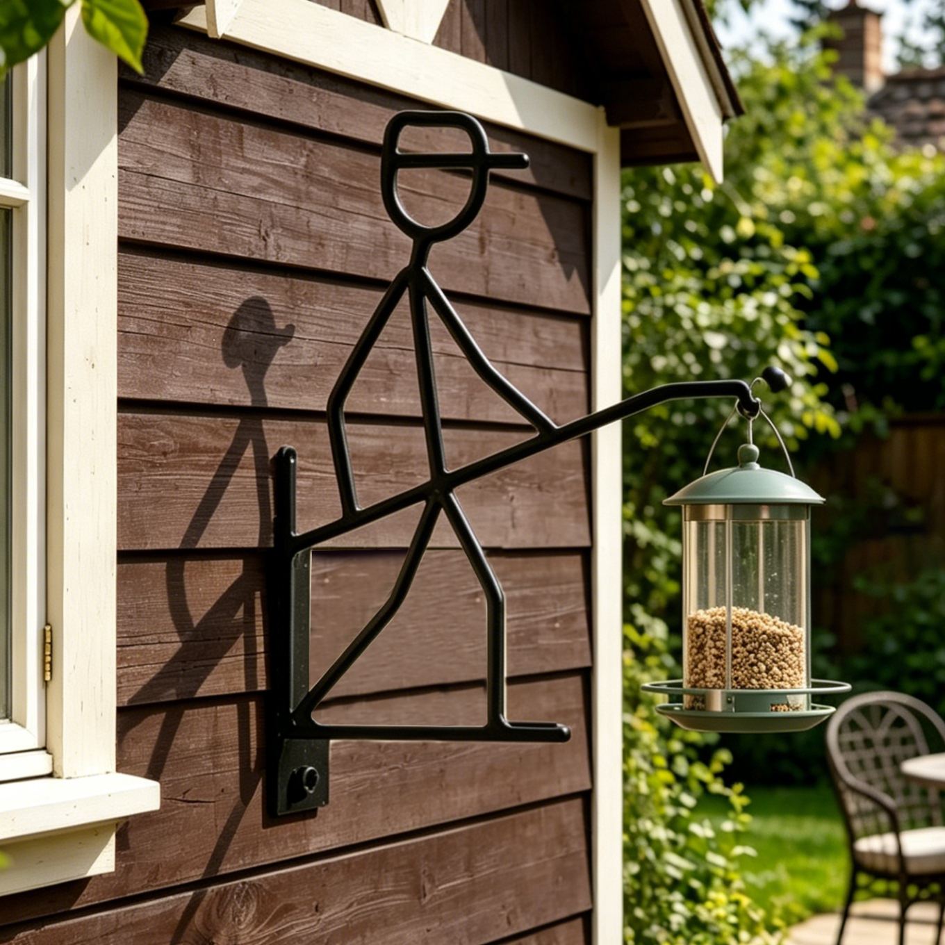 🌿🐦 Multi-Purpose Garden Hanger – Plant & Bird Feeder Holder