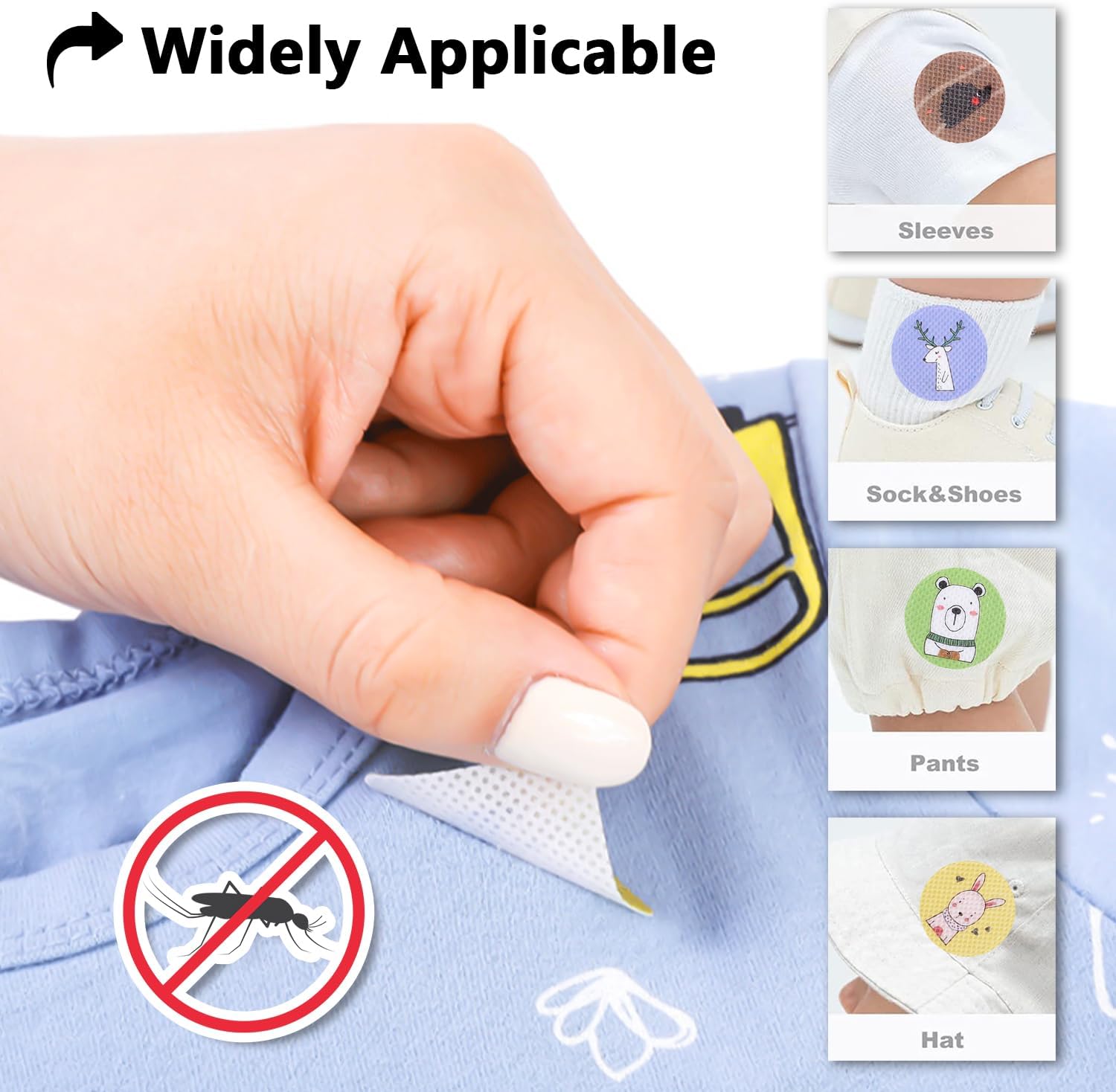 🦟🚫– Mosquito Repellent Cartoon Patches for Kids & Adults 🌈👶