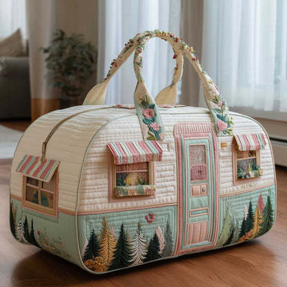 Cozy Vintage RV Travel & Weekender Bag