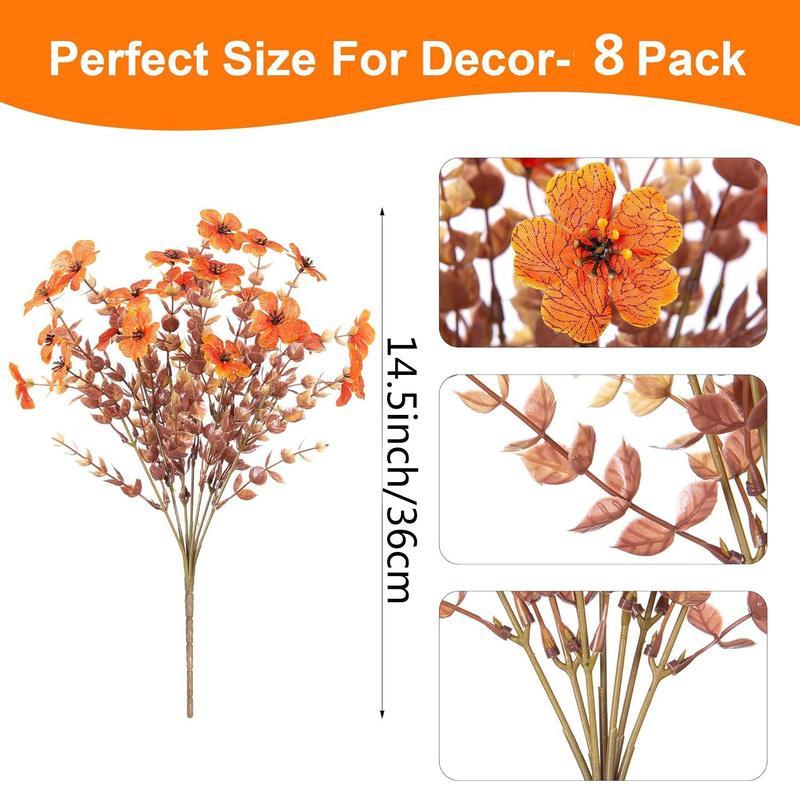 Outdoor Artificial Flowers – Faux Daisies & Eucalyptus for Porch, Patio & Garden