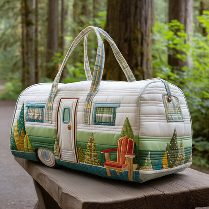 Cozy Vintage RV Travel & Weekender Bag