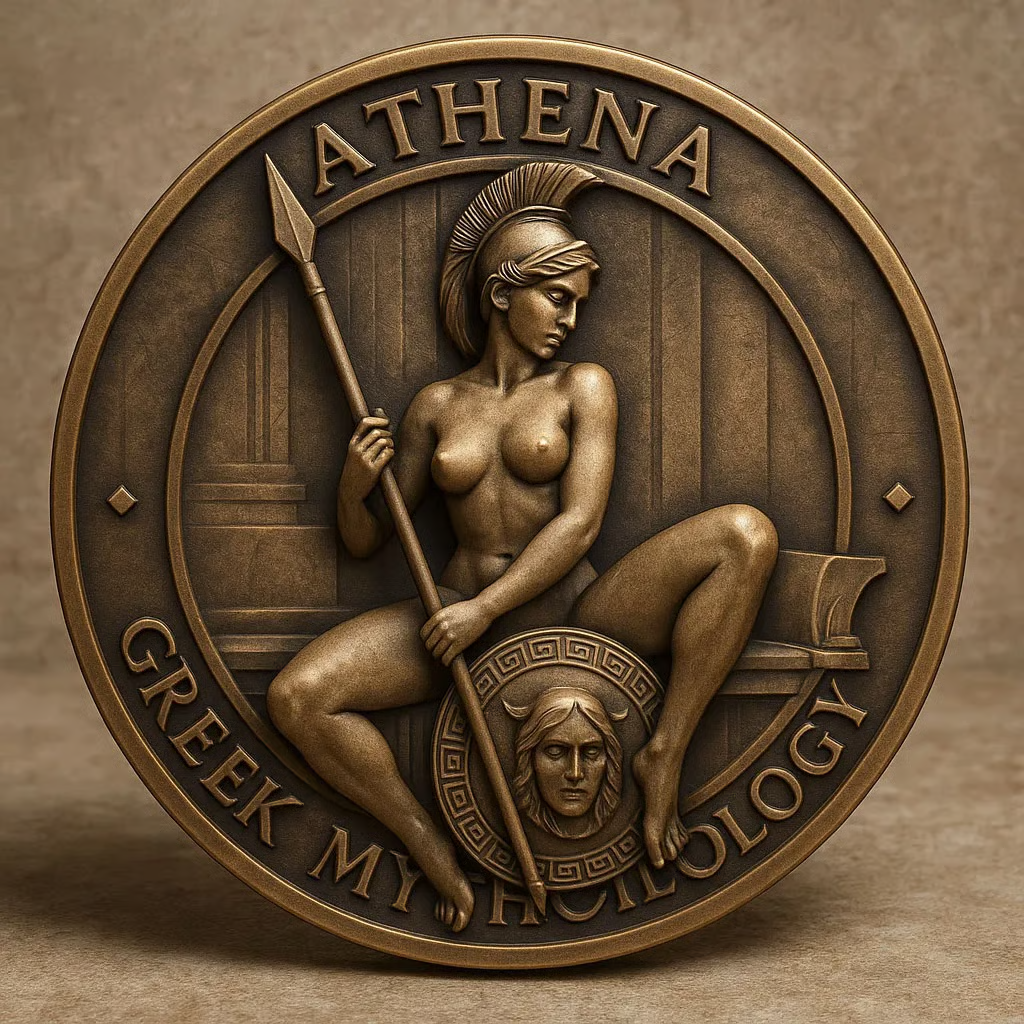 ⚔️ Athena Greek Mythology Collector's Coin