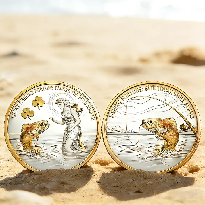🍀Lucky Fishing Commemorative Coin – No Empty Nets