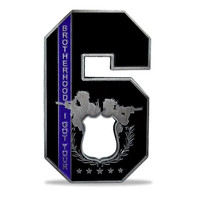 "I Got Your Six" Law Enforcement Challenge Coin