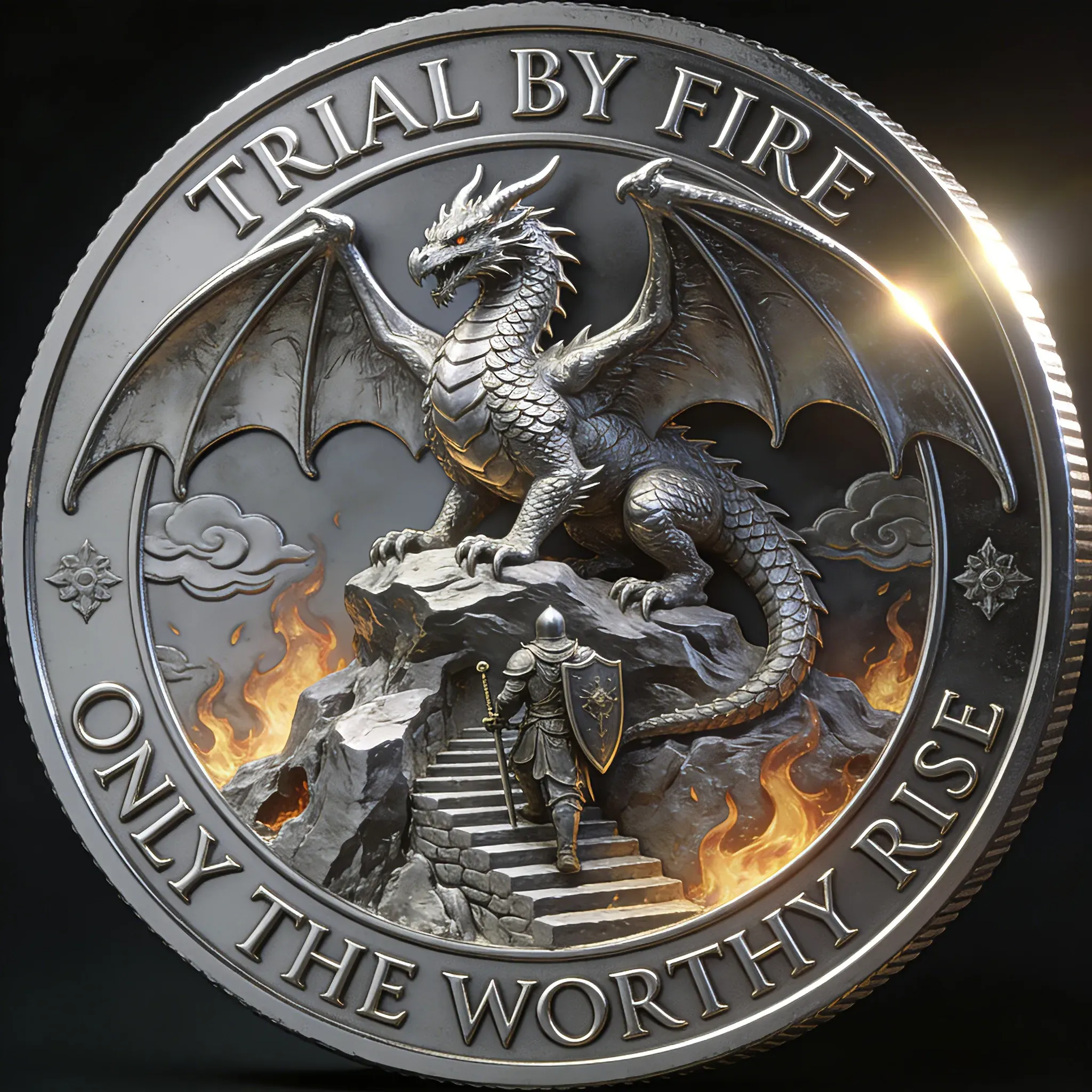 🎄Christmas Sale 60% OFF - 🐉 Trial by Fire – Dragon Ascension Commemorative Coin