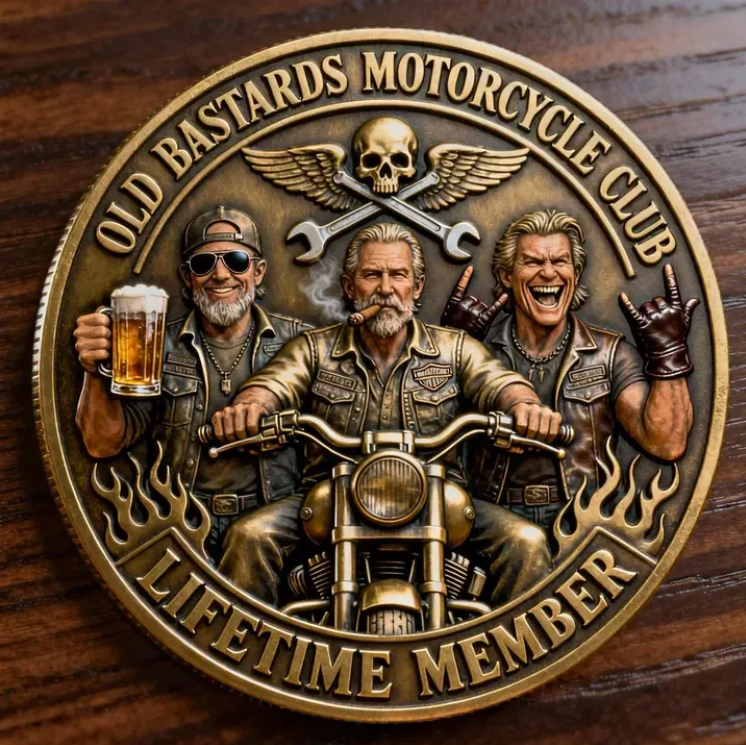 “Old Bastards Motorcycles Club – I ♥ Motorcycle,TITTIES & FREEDOM!”