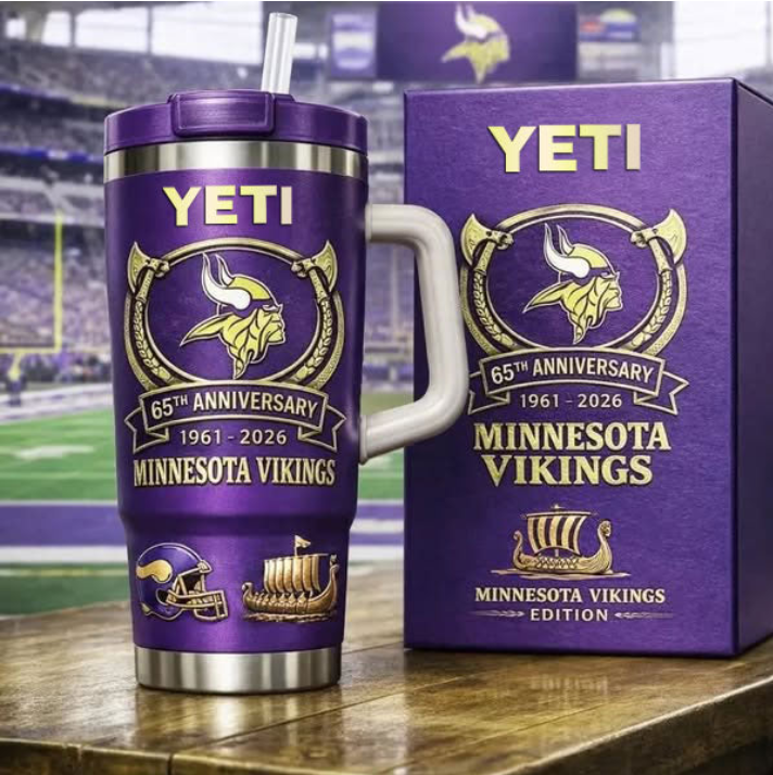 VIKINGS TUMBLER - 65THANNIVERSARY EDITION