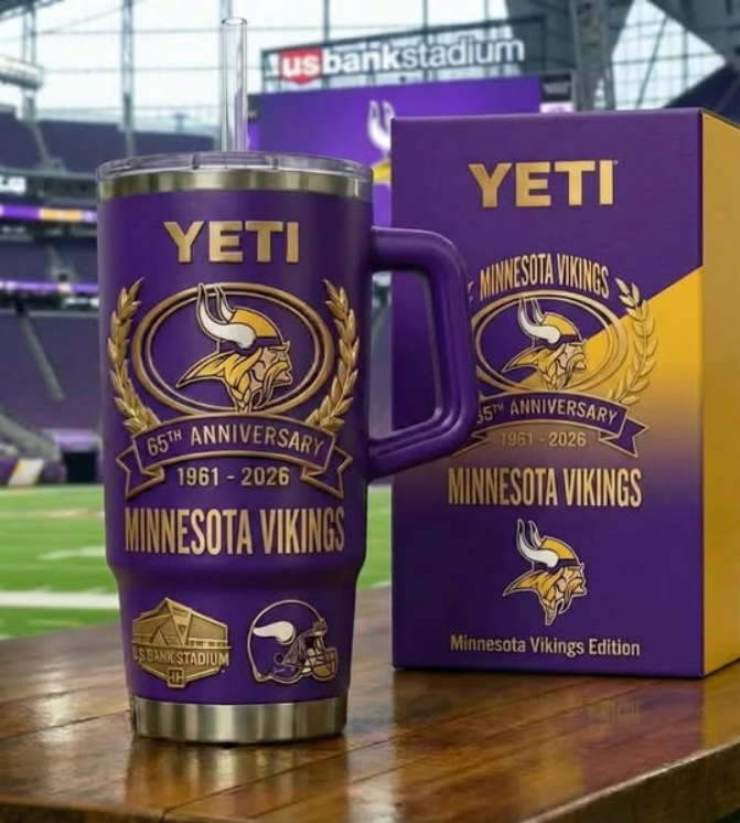 VIKINGS TUMBLER - 65THANNIVERSARY EDITION
