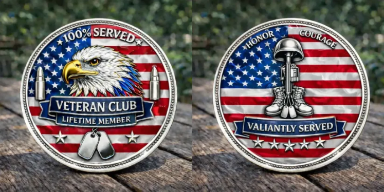 Veteran Club – Lifetime Member Commemorative Coin
