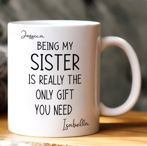 The Only Gift You Need - Personalized Ceramic Coffee Mug