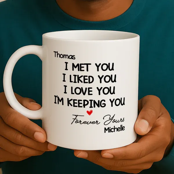 You're My Missing Piece - Personalized Ceramic Coffee Mug