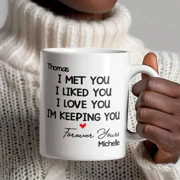 You're My Missing Piece - Personalized Ceramic Coffee Mug