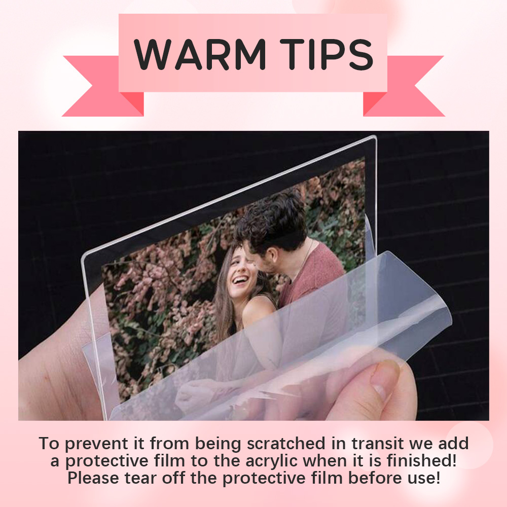 Scannable Spotify Code Plaque Keychain Music and Photo Acrylic Gifts for BFF-Lovesyouforever