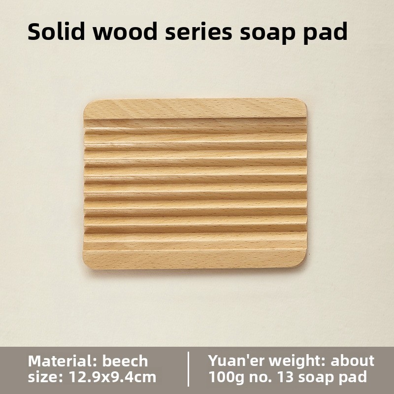 Exquisite beech and black walnut wood soap dish, handmade soap holder, Japanese-style draining double-layer wooden soap tray-Lovesyouforever