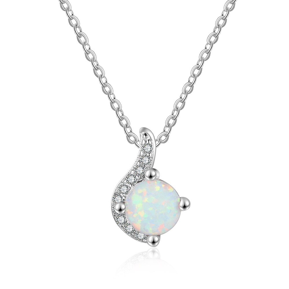 Opal Pendant Necklace for Women-Lovesyouforever
