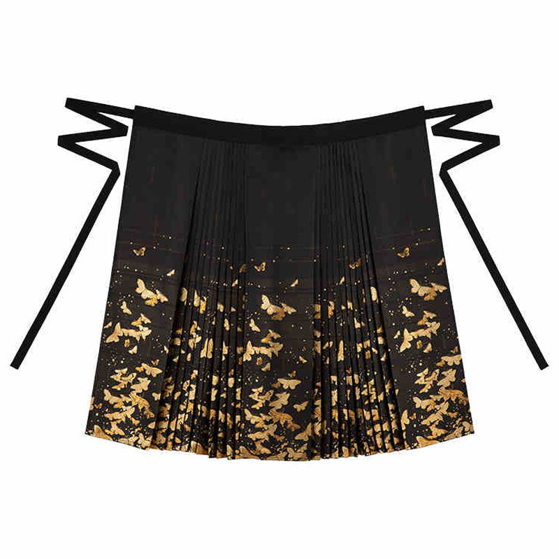 Golden Butterfly in a Dream - Mamianqun Hanfu Skirt-Lovesyouforever