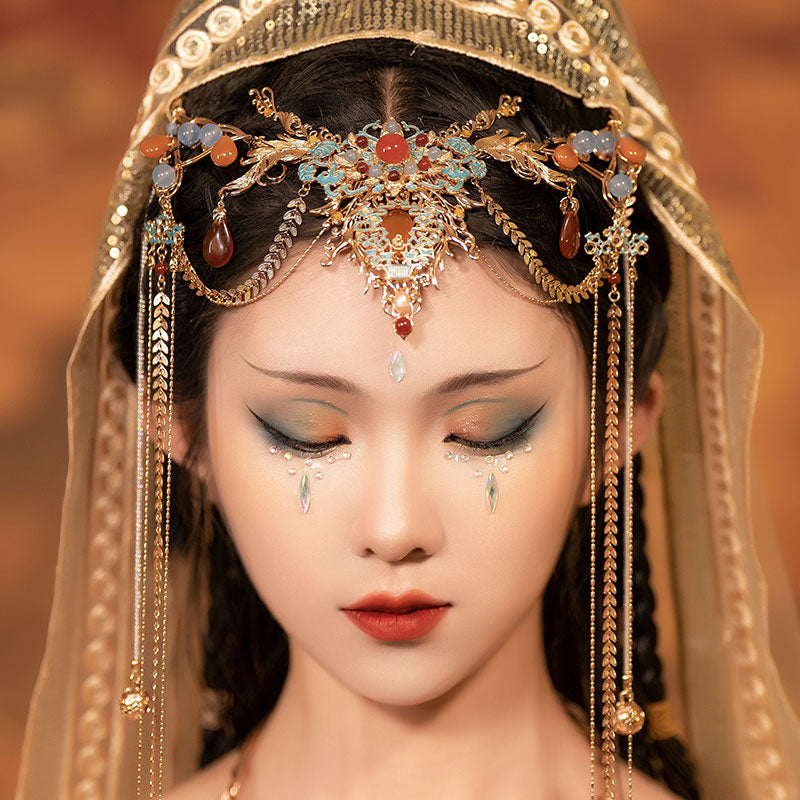 Dunhuang Exotic Style Western Region Princess Jewelry Accessories, Ancient Style Hanfu Accessories-Lovesyouforever