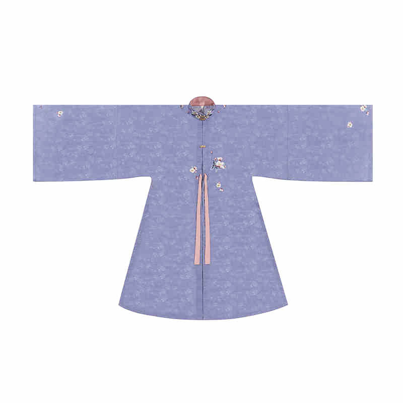 Four Seasons of Elegance - Traditional Embroidered Stand Collar Hanfu Mamianqun Skirt Set-Lovesyouforever
