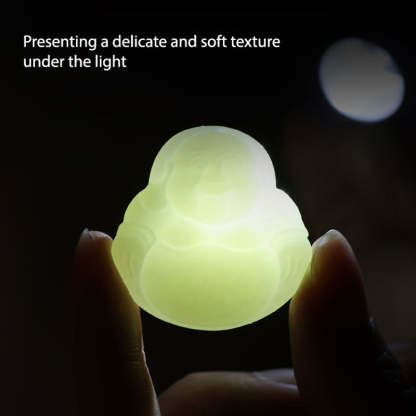 Natural Hetian Jade Maitreya Buddha Gemstone Pendant for Women-Lovesyouforever