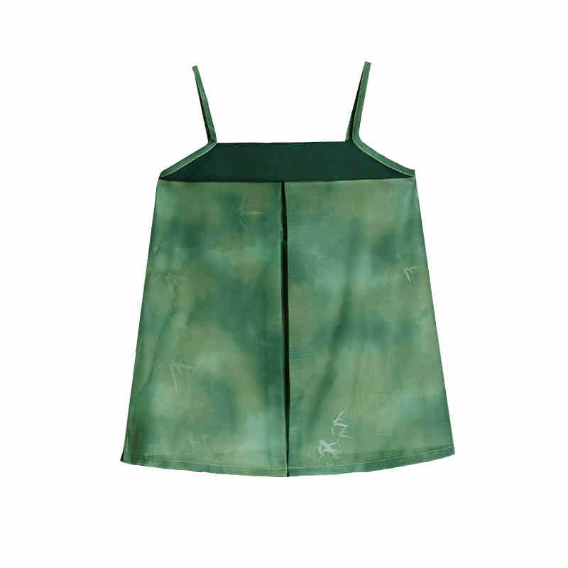 Veiled in Mist and Rain - Song Dynasty-Inspired Fresh Green Modern Hanfu Outfit-Lovesyouforever