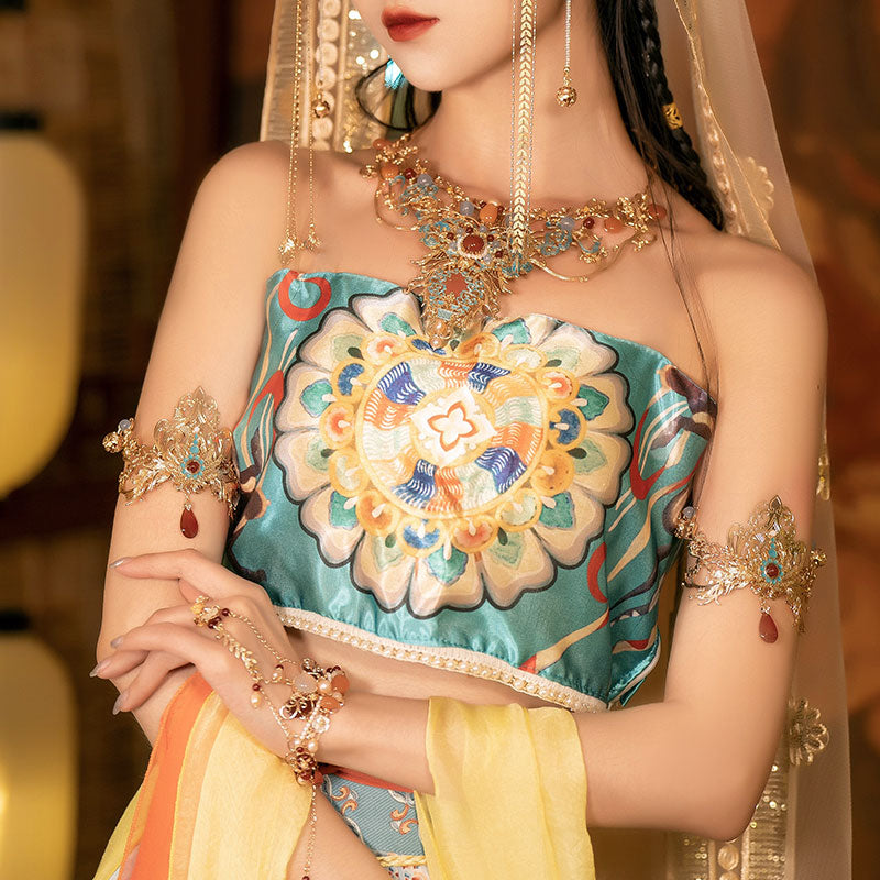 Dunhuang Exotic Style Western Region Princess Jewelry Accessories, Ancient Style Hanfu Accessories-Lovesyouforever